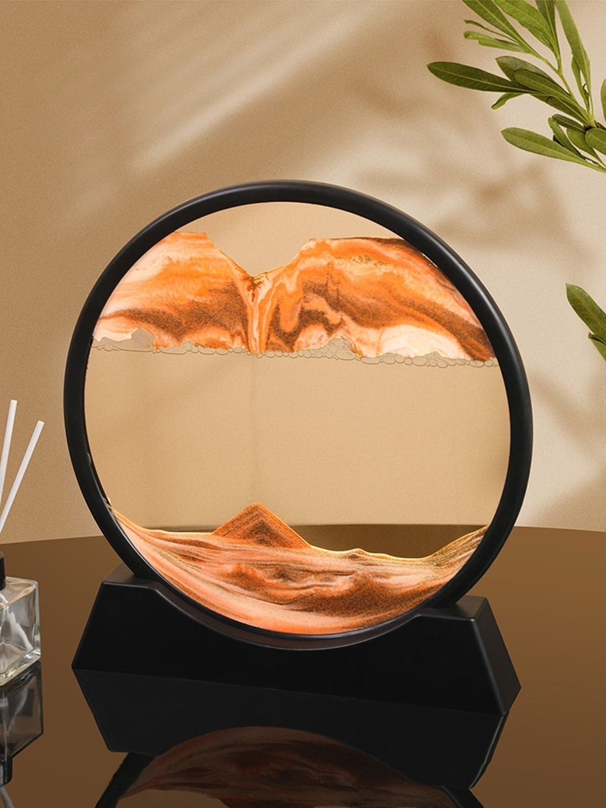 Moving Sand Art Glass