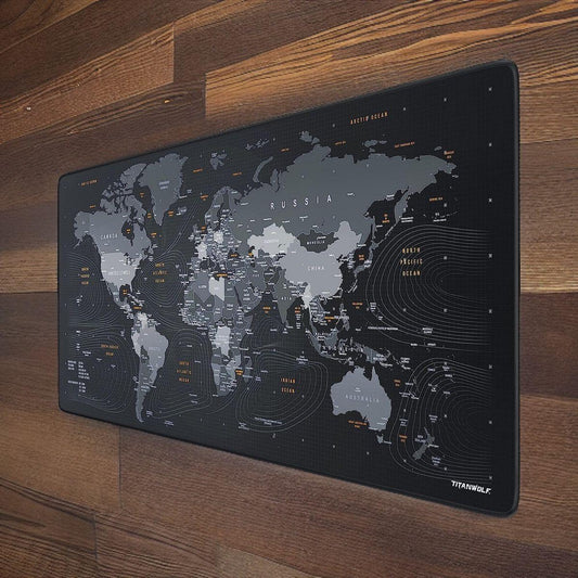 World Map Mouse Pad