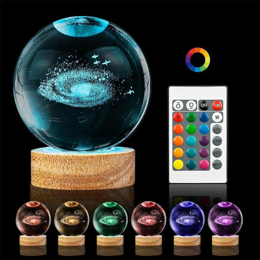 3D Galaxy Ball Light -16 Colours