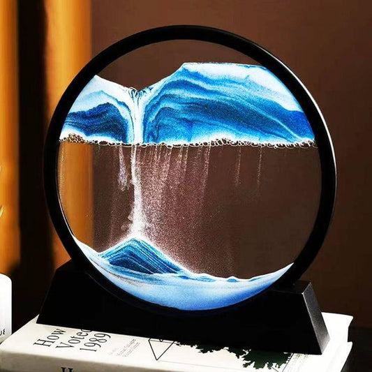 Moving Sand Art Glass